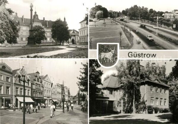 Guestrow Mecklenburg Vorpommern Schloss Bleicherstr Markt Sportschule W