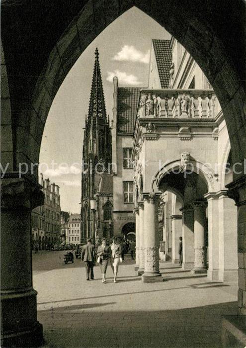 Muenster Westfalen Prinzipalmarkt Stadtweinhausbogen
