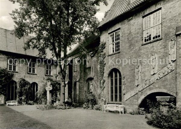 Luebeck St Annen Museum Klostergarten
