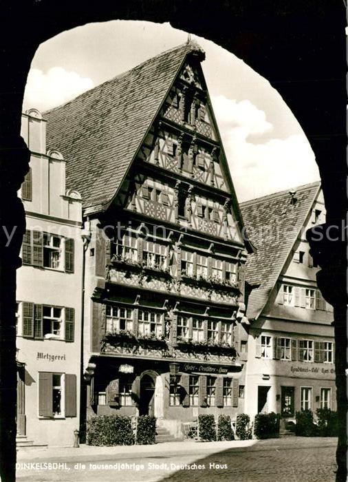 Dinkelsbuehl Deutsches Haus