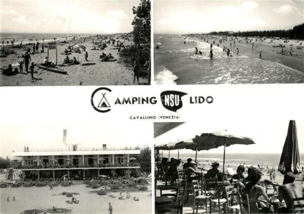 Cavallino Venezia Camping NSU Lido Strand Terrasse