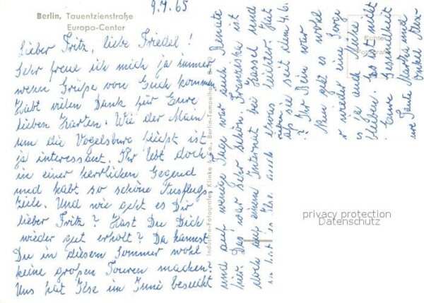 Berlin Tauentzienstrasse Europa Center – Bild 2