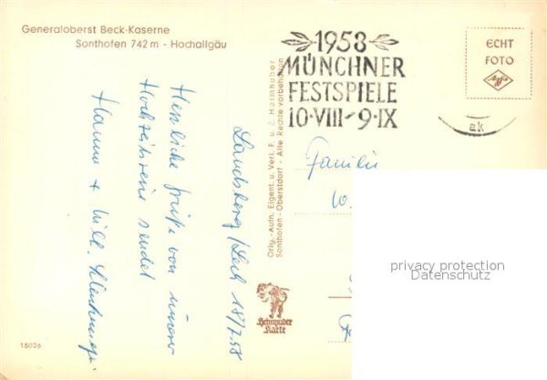 Sonthofen Leutkirch mit Generaloberst Beck Kaserne – Bild 2