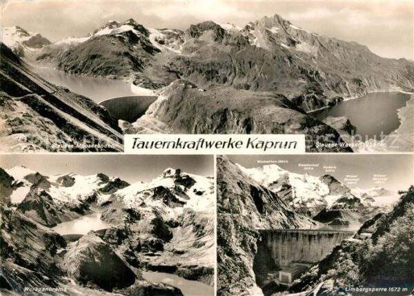 Kaprun Tauernkraftwerk Stauseee Mooserboden Wa