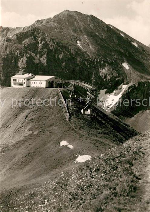 Riezlern Kleinwalsertal Vorarlberg Kanzelwandbahn Bergstation und Hammersp