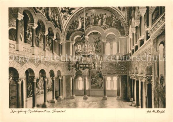 Hohenschwangau Königsburg Neuschwanstein Thronsaal