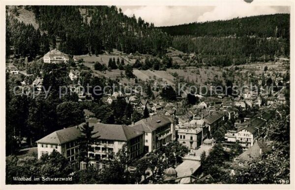Wildbad Schwarzwald Panorama Kurort
