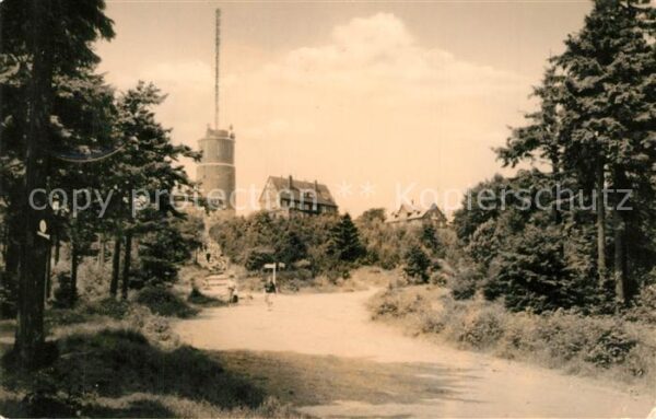 Grosser Inselsberg Sendeturm Berghotel Restaurant