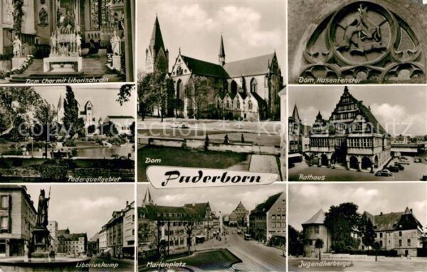 Paderborn Dom Chor Hasenfenster Pader Quellgebiet