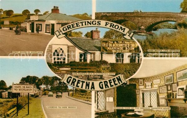Gretna Green First House in Scotland Old Blacksmith'
