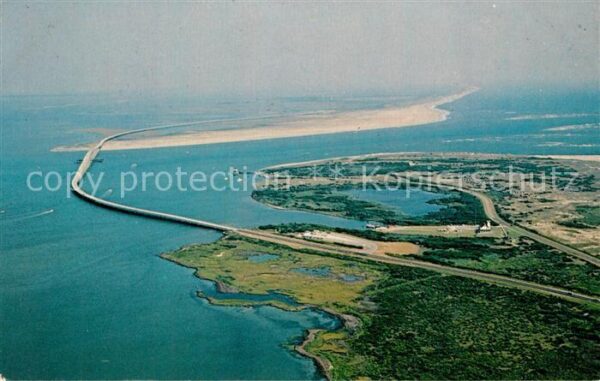 Hatteras Outer Banks Oregon Inlet Bridge aerial