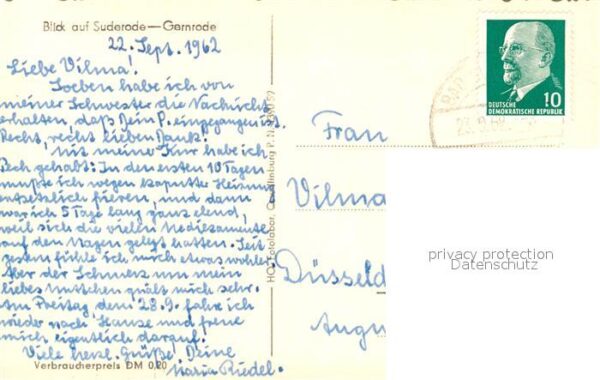 Gernrode Harz Panorama Blick auf Suderode – Bild 2