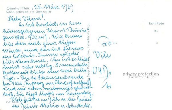 Oberhof Thueringen Schanzenbaude am Grenzadler – Bild 2