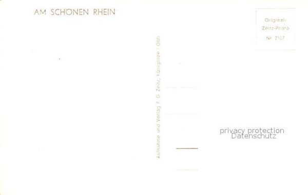 Oberwesel Rhein Panorama mit Ruine Schönburg – Bild 2