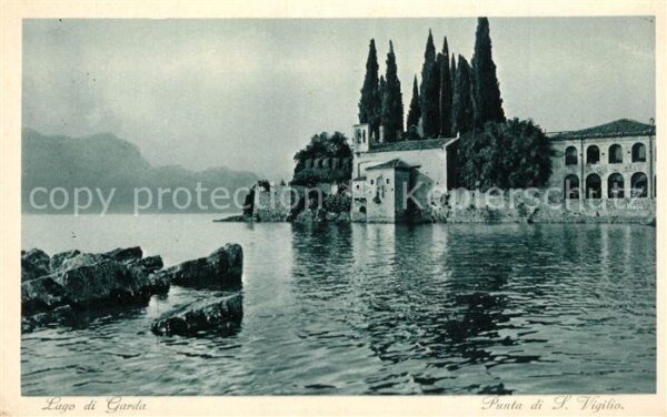 Garda Lago di Garda Punta di San Vigilio Gardasee