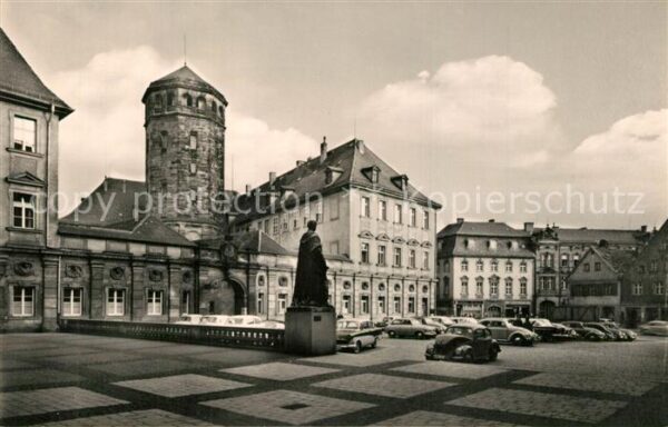 Bayreuth Eingang zum Schlosshof mit Maximilian D