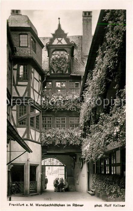 Frankfurt Main Wanebachhöfchen im Römer