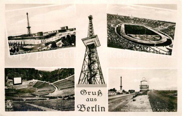Berlin Ausstellungshallen am Funkturm Olympias