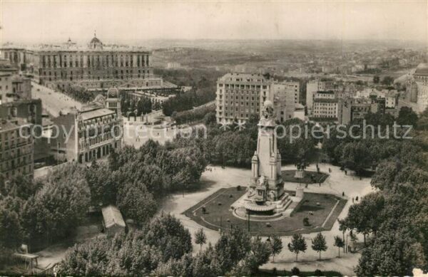 Madrid Spain Plaza de Espana Monumento