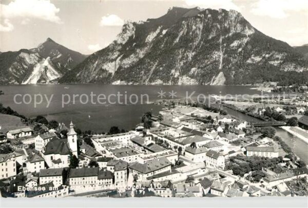 Ebensee Oberoesterreich Panorama Traunsee Alpen