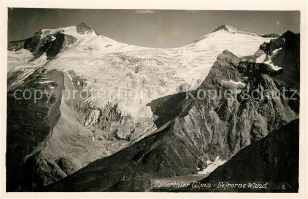 Zillertal Tirol Gebirgspanorama Zillertaler Alpen Gefro