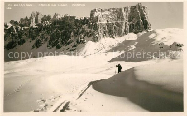 Cortina d Ampezzo Al Passo Giau Croda da Lago Formin Wint