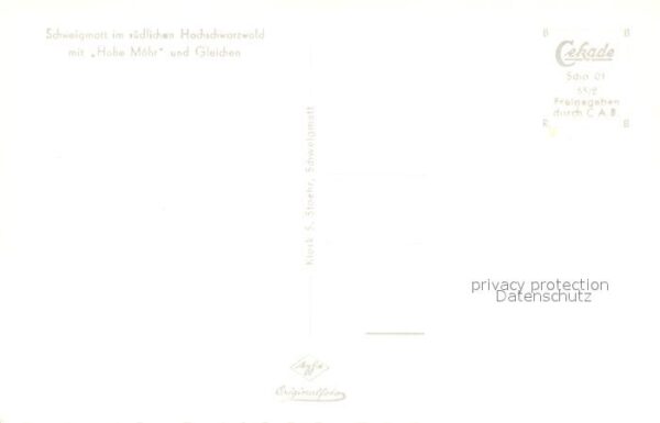 Schweigmatt mit Hohe Möhr und Gleichen Schwarzwald – Bild 2