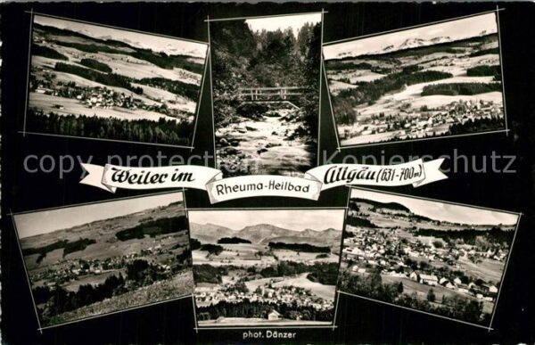 Weiler Allgaeu Landschaftspanorama Rheuma Heilbad Alpe