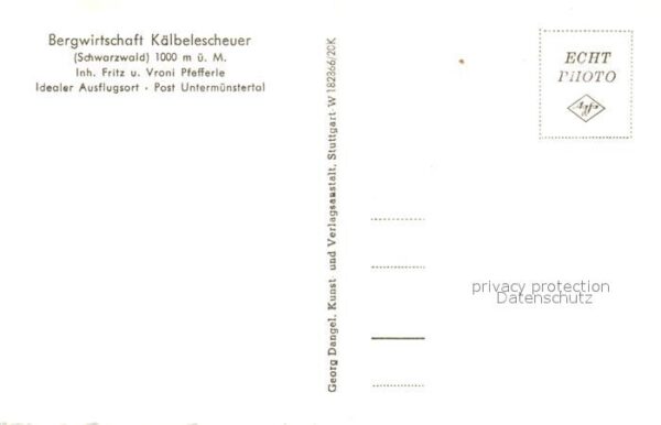 Kaelbelescheuer Bergwirtschaft Almgaststätte Schwarzwal – Bild 2