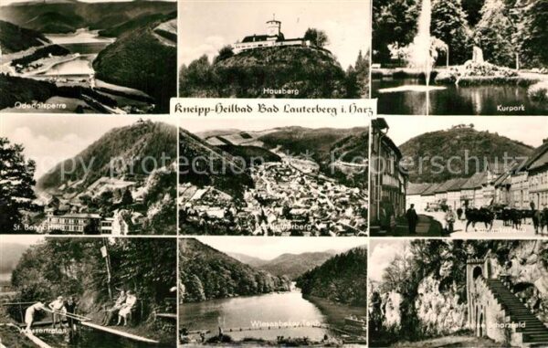 Bad Lauterberg Hausberg Kurpark Innenstadt Wassertrete