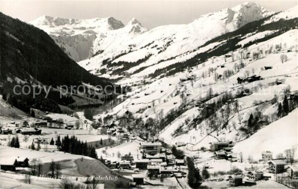 Hinterglemm Saalbach Panorama Wintersportplatz Allgäuer Alpe