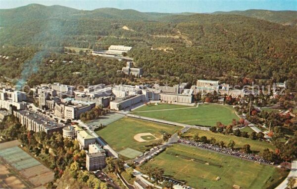 West Point New York United States Military Academy aerial v