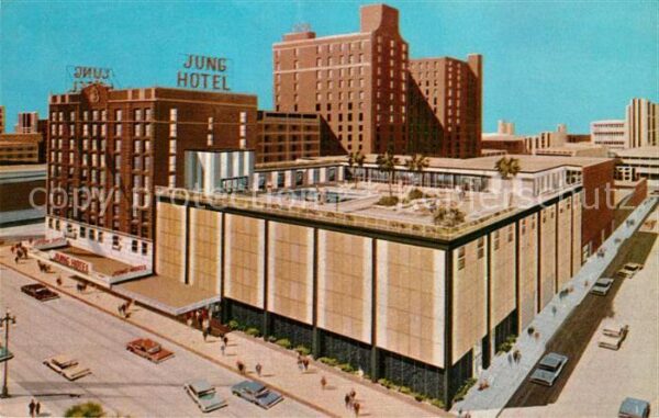 New Orleans Louisiana Jung Hotel Illustration