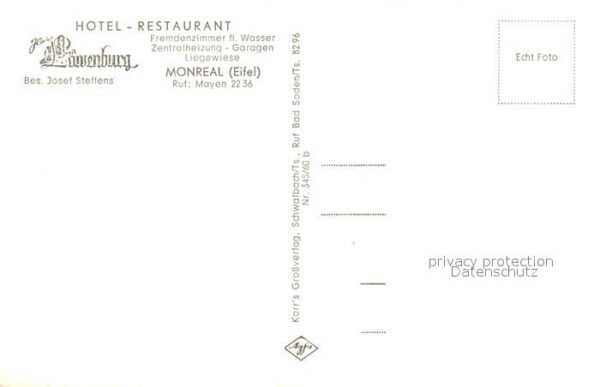 Monreal Eifel Hotel Restaurant Löwenburg Fachwerkhaus – Bild 2