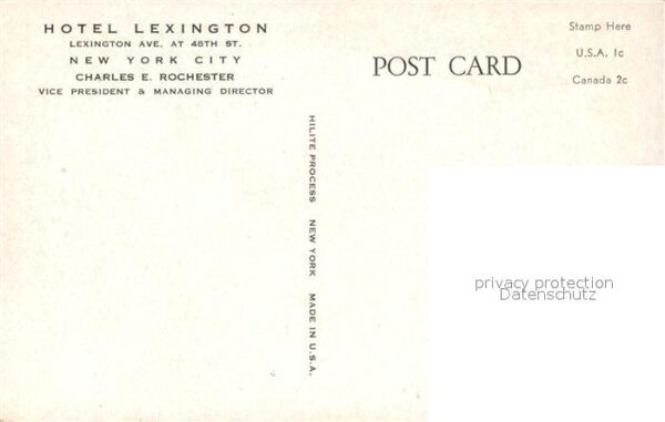 New York City Hotel Lexington Illustration – Bild 2