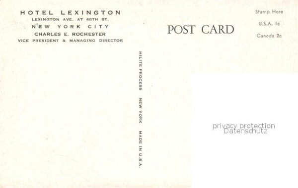 New York City Hotel Lexington Illustration – Bild 2