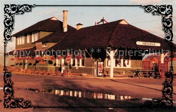 Nenana Railroad Depot Alaska State Railroad Mu