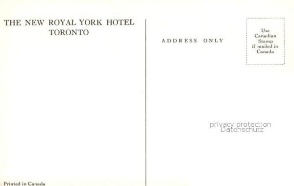 Toronto Canada Royal York Hotel Illustration – Bild 2