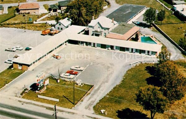 Kingston Ontario Glen Manor Motel aerial view
