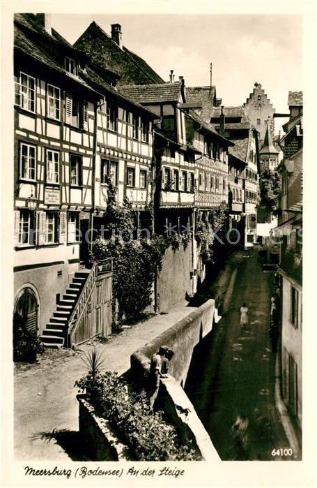 Meersburg Bodensee An der Steige Altstadt Fachwerkhäuser