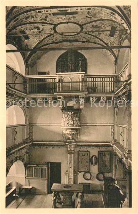 Schmalkalden Schlosskapelle Wilhelmsburg Innenansich