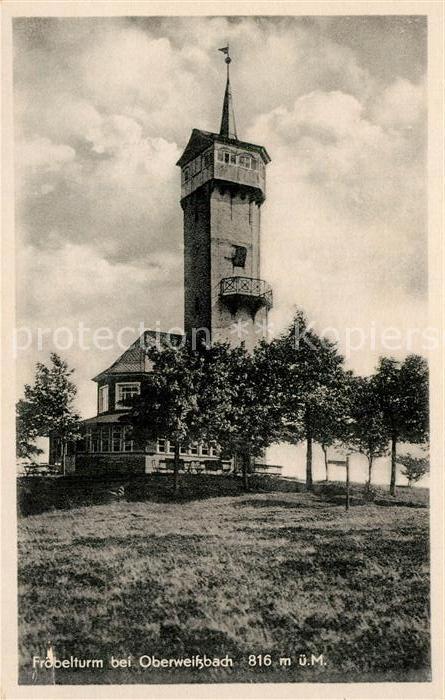 Oberweissbach Fröbelturm Bergrestaurant Aussichtsturm