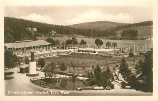Oberhof Thueringen Panorama Höhenluftkurort Thüringer Wald