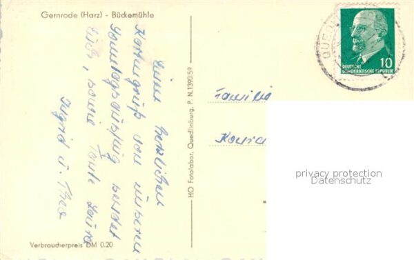 Gernrode Harz Bückemühle Teich – Bild 2