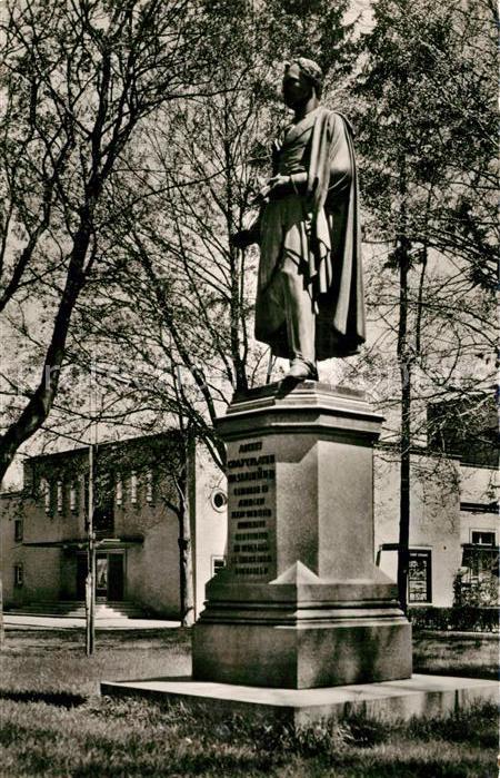 Ansbach Mittelfranken Platen Denkmal Statue