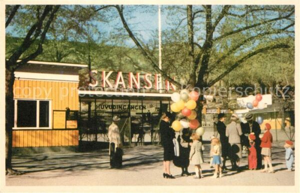 Skansen Stockholm Skansen Huvudingangen Freilichtmuseum H