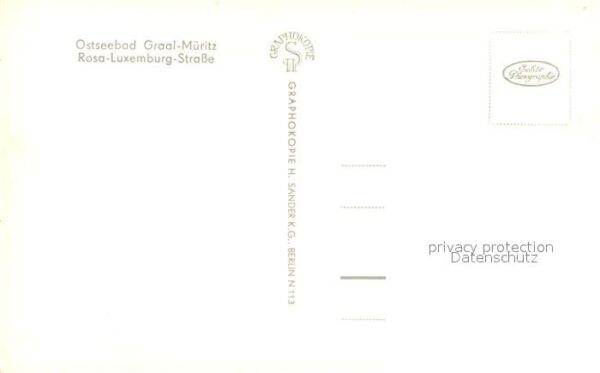 Graal-Mueritz Ostseebad Rosa Luxemburg Strasse – Bild 2