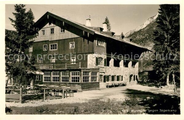 Spitzingsee Wurzhütte gegen Jägerkamp