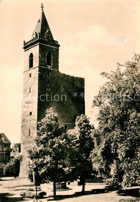 Stassfurt Schiefer Turm der ehemaligen Stadtkirch