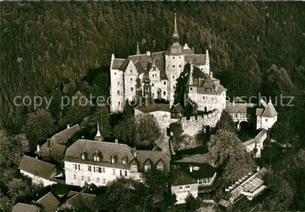 Lauenstein Oberfranken Burg Fliegeraufnahme